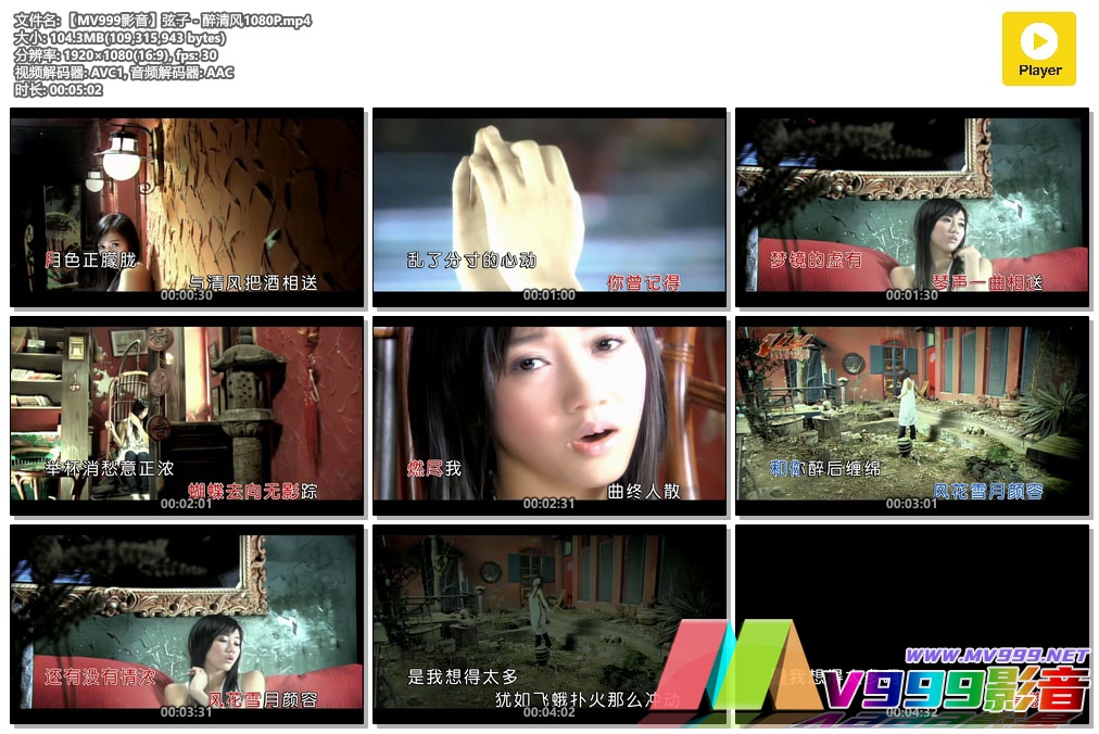 【MV999影音】弦子 - 醉清风1080P.mp4.jpg